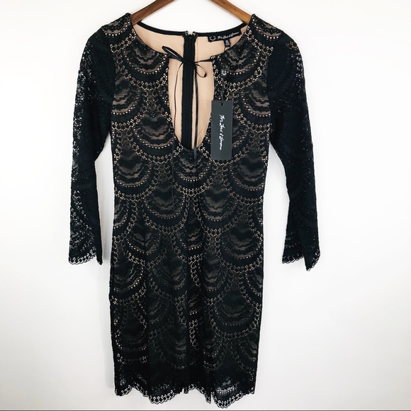 NWT For Love & Lemons Rosalita Mini Lace Dress - Picture 3 of 8